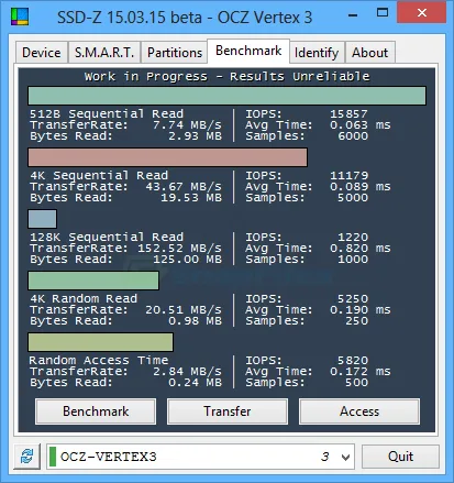 SSD-Z Captura de tela 2