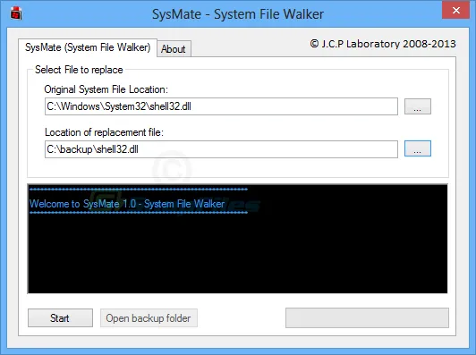 SysMate System File Walker Captura de tela 1