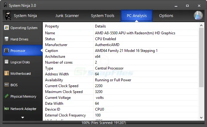 System Ninja Captura de tela 2