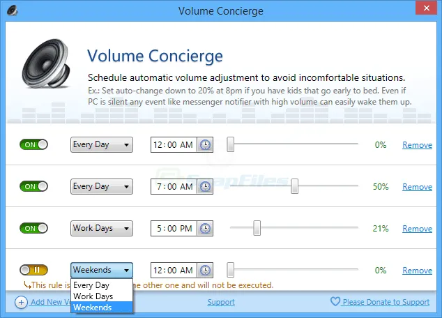 Volume Concierge Captura de tela 2