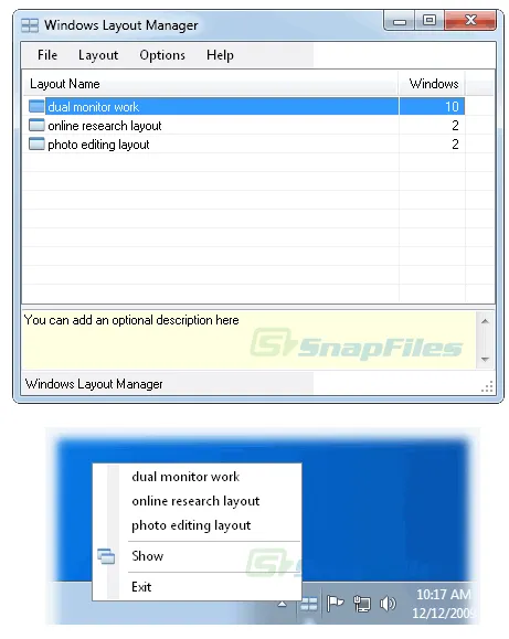 Windows Layout Manager (WiLMa) Captura de tela 1