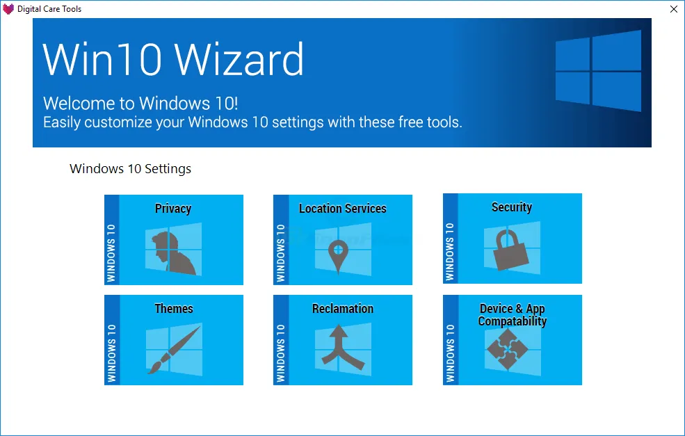 Win10 Wizard Captura de tela 1