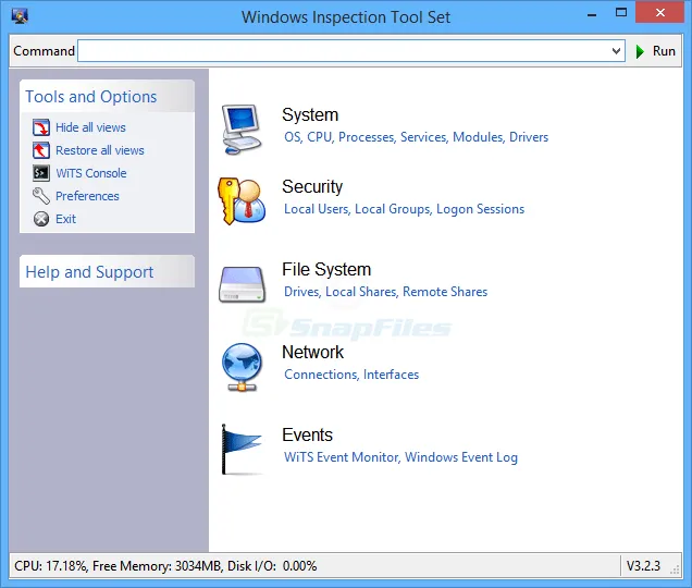 Windows Inspection Tool Set Captura de tela 1