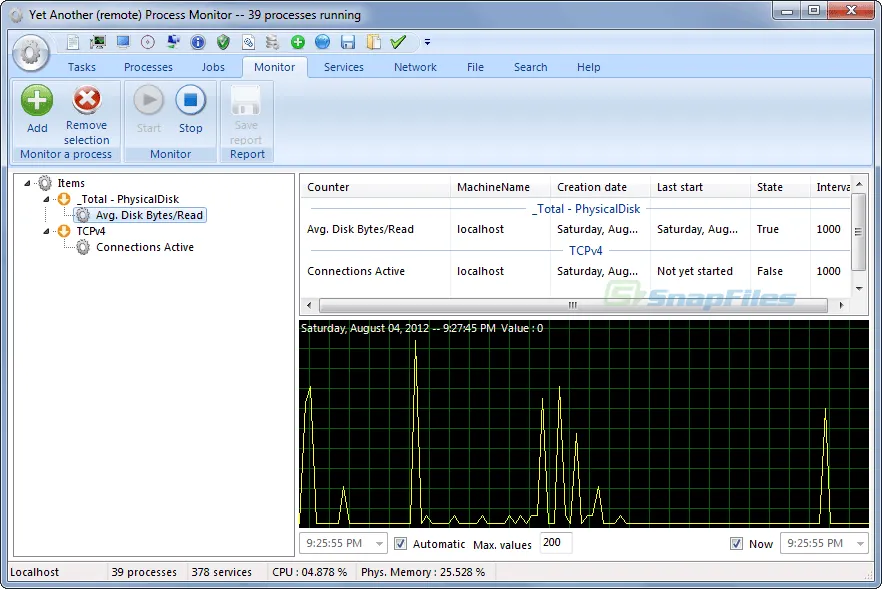 Yet Another Process Monitor Captura de tela 2