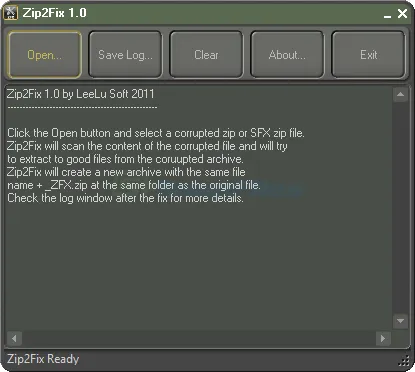 Zip2Fix Captura de tela 1